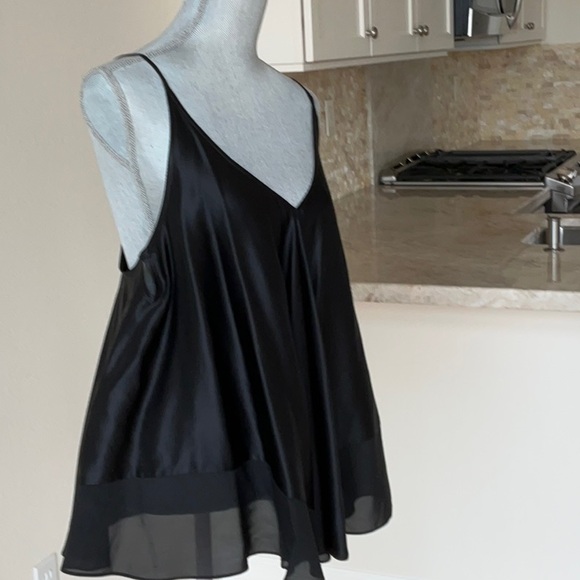 NWT Alexander Wang Silk Camisole Black Size 10. - Picture 2 of 8